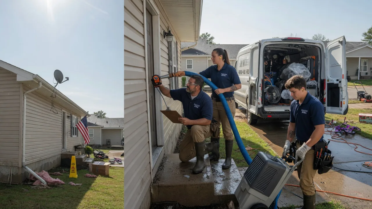 Ceiling Water Damage Restoration in Taloga, OK near me